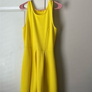 Yellow Sleeveless Dress